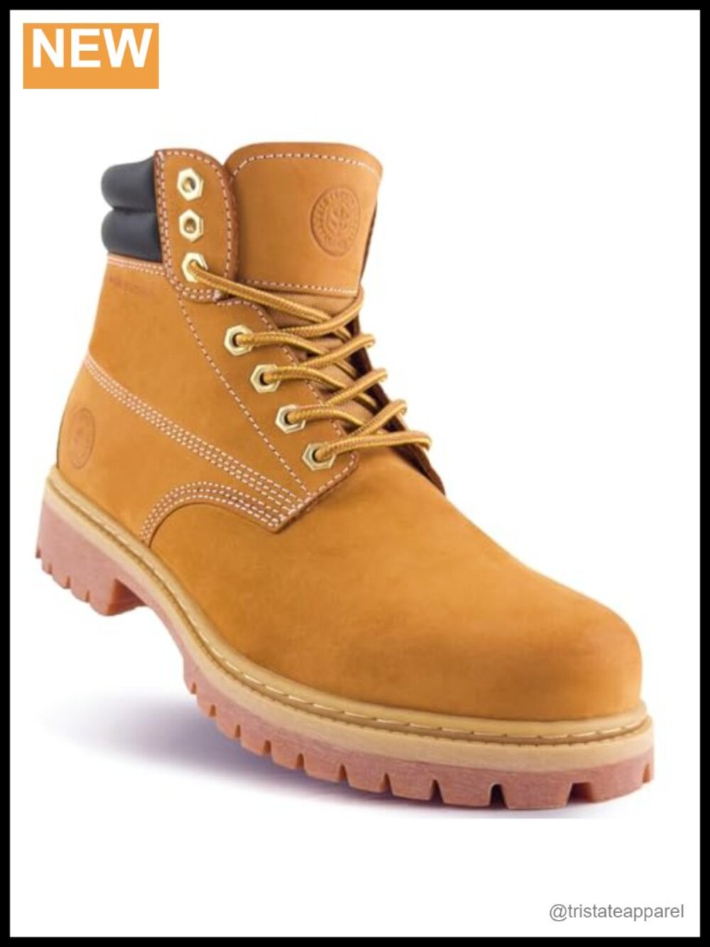 Work Boots for Men Soft Toe Non Slip Rubber Sole Utility Industrial Construction